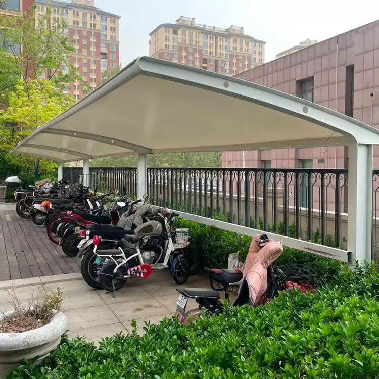 南涧膜结构电动车棚